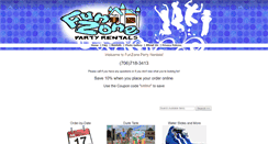 Desktop Screenshot of funzonepartyrentals.com